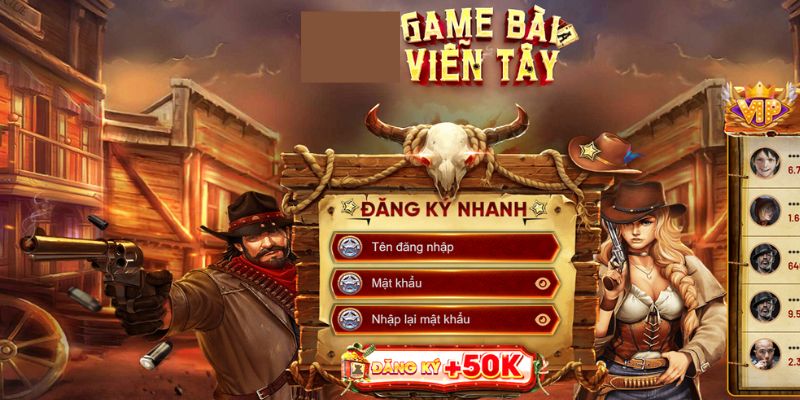 Khám phá trò chơi game bài Viễn Tây